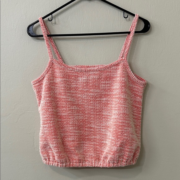 Loft Ikat Boucle Bubble Hem Cami Wild Persimmon Sz S NWT - Picture 3 of 6